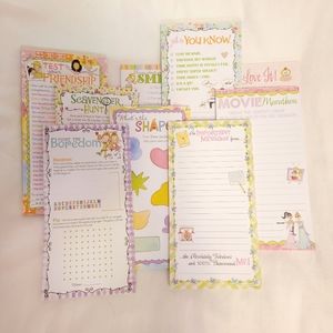 💟 9pc games & activities notepads bundle